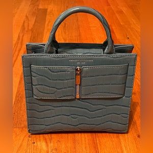 Brandon Blackwood Faux Croc Handbag